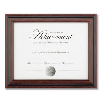 DAX® Desk-wall Photo Frame, Plastic, 8 1-2 X 11, Rosewood-black freeshipping - TVN Wholesale
